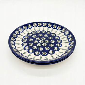 Kuchenteller Handgefertigter Bunzlauer Keramik Teller 23,5 cm