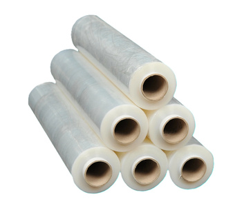 1 ROLLE STRETCHFOLIE 50 cm 23my 2,5 kg Netto Gewicht Transparent LEICHTER KERN