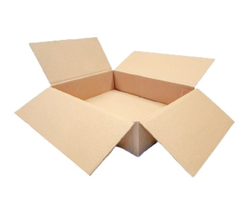 1 St. 500x400x100 mm Karton Versandkarton 1-wellig B-Welle 50x40x10 cm