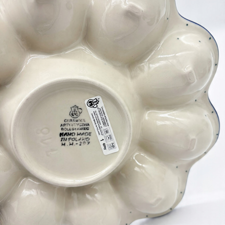 Teller Eier-Teller Osterteller aus Bunzlauer Keramik handbemalt Ø 28 cm