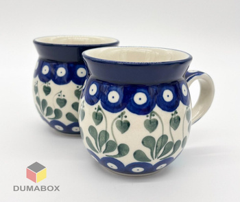 Handgefertigte Bunzlauer Keramik Tasse, Becher 300 ml