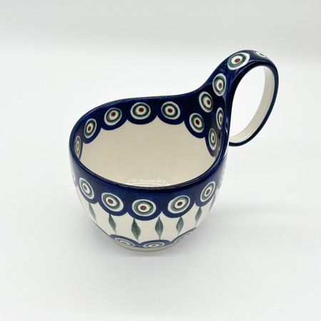 Suppenkelle Handgemalte Suppenkelle aus Bunzlauer Keramik – 1. Qualität