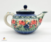 Handgemachte Teekanne Kanne handbemalt Bunzlauer Keramik