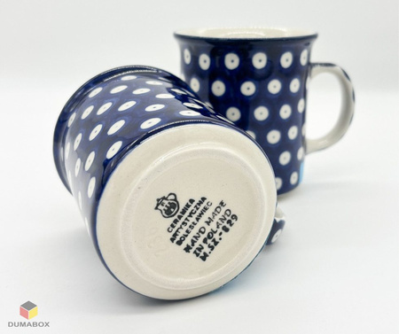 Handgefertigte Bunzlauer Keramik Tasse, Becher 250 ml