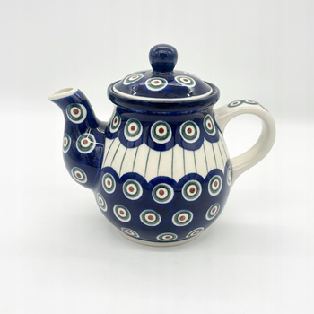 Teekanne Handgemachte Teekanne Kanne handbemalt Bunzlauer Keramik