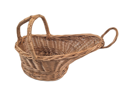 Weinkorb aus Weide Flaschenhalter Flaschenkorb Korbwaren Weidenkorb Weinhalter