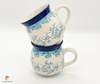 Handgefertigte Bunzlauer Keramik Tasse, Becher 300 ml