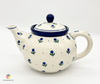 Handgemachte Teekanne Kanne handbemalt Bunzlauer Keramik