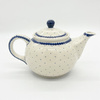 Teekanne Bunzlauer Keramik Teekanne mit Sieb Handgemalt Handgemacht 16 cm