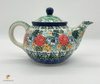 Handgemachte Teekanne Kanne handbemalt Bunzlauer Keramik