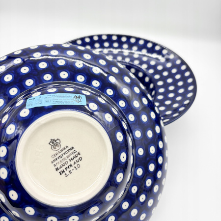 Kuchenteller Tiefer Teller 25 cm – Bunzlauer Keramik, handbemalt