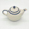 Teekanne Bunzlauer Keramik Teekanne mit Sieb Handgemalt Handgemacht 16 cm