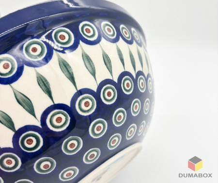 Bunzlauer Keramik Salatschüssel: Traditionelles Dekor, Handbemalt 28cm