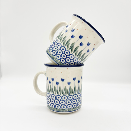 Becher Handgefertigte Bunzlauer Keramik Tasse, Becher 250 ml