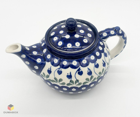 Handgemachte Teekanne Kanne handbemalt Bunzlauer Keramik