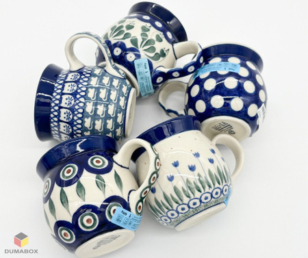 Handgefertigte Bunzlauer Keramik Tasse, Becher