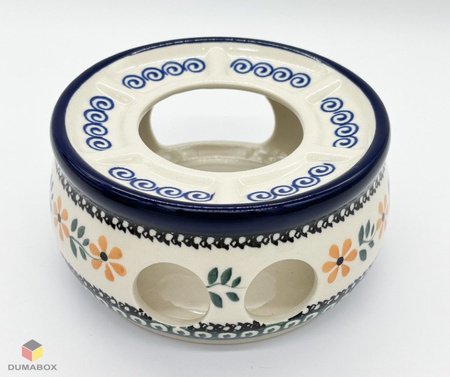 Set Kanne und Teelichthalter Stövchen Bunzlauer Keramik