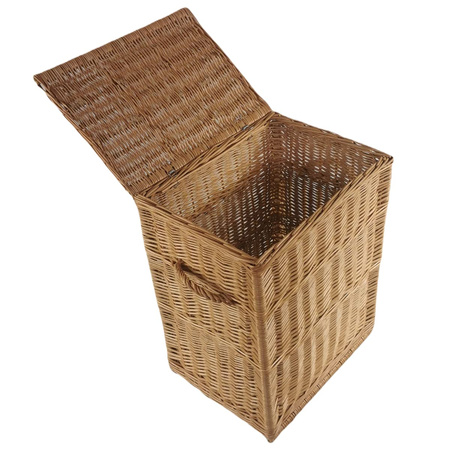 Rechteckiger Wiedekorb 40x30x50 cm Truhe Wäschekorb