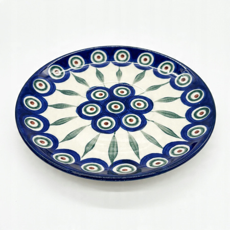 Tasse Handgefertigte Tasse mit Untertasse Bunzlauer Keramik 350 ml