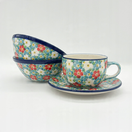 Schüssel Handgemachte Bunzlauer Keramik Schüssel Ø 14cm