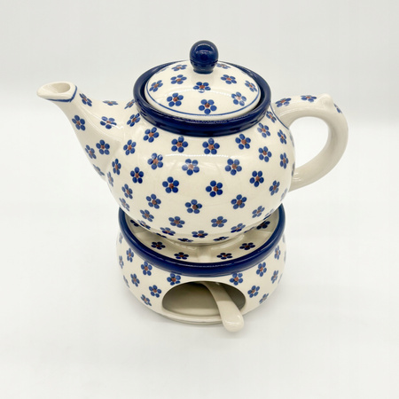 Teekanne Bunzlauer Keramik Teekanne Handbemalt Handgemacht 0,9l