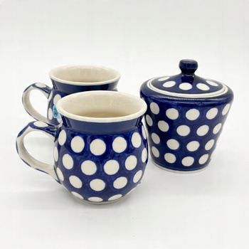 Becher Handgefertigte Bunzlauer Keramik Tasse, Becher 200 ml