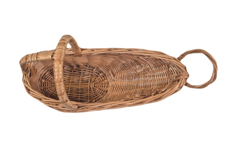 Weinkorb aus Weide Flaschenhalter Flaschenkorb Korbwaren Weidenkorb Weinhalter