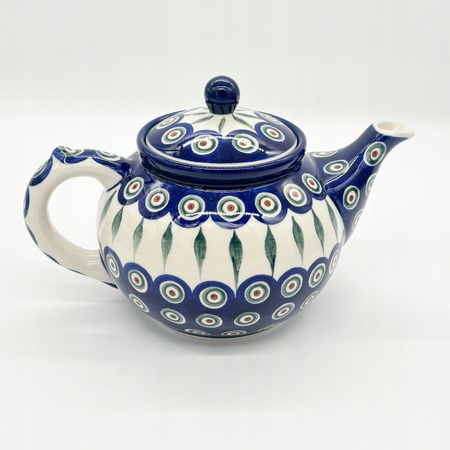 Teekanne Bunzlauer Keramik Teekanne Handbemalt Handgemacht 0,9l