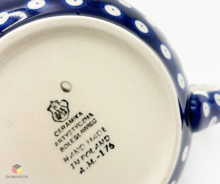 Handgemachte Teekanne Kanne handbemalt Bunzlauer Keramik