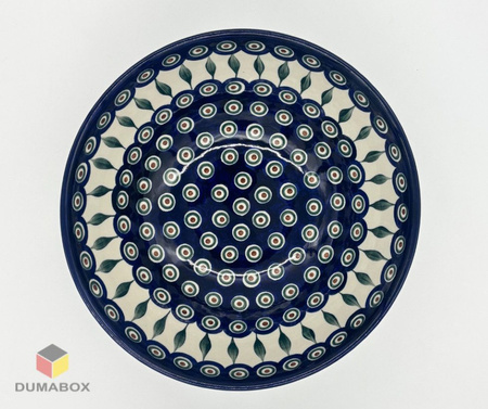 Bunzlauer Keramik Salatschüssel: Traditionelles Dekor, Handbemalt 28cm