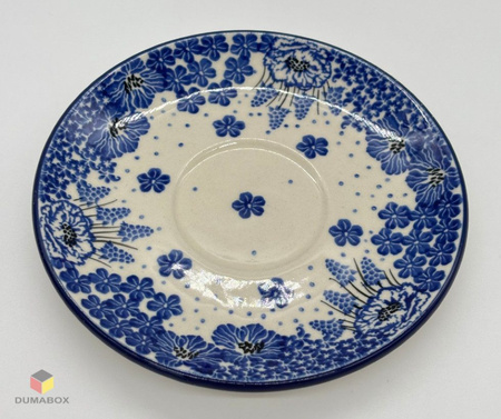 Handgefertigte Tasse mit Untertasse Bunzlauer Keramik