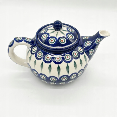 Teekanne Bunzlauer Keramik Teekanne Handbemalt Handgemacht 0,9l