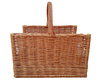 Kaminholzkorb aus Weide Braun 50x35x53 cm