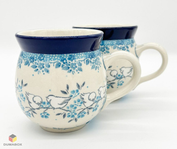 Handgefertigte Bunzlauer Keramik Tasse, Becher 300 ml