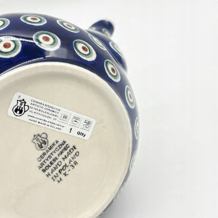 Teekanne Bunzlauer Keramik Teekanne Handbemalt Handgemacht 0,9l