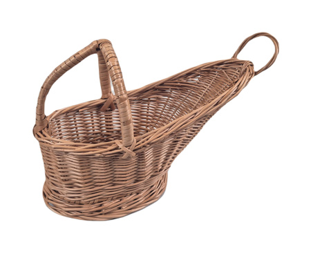 Weinkorb aus Weide Flaschenhalter Flaschenkorb Korbwaren Weidenkorb Weinhalter
