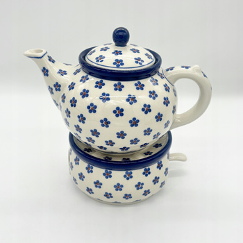 Teekanne Bunzlauer Keramik Teekanne Handbemalt Handgemacht 0,9l